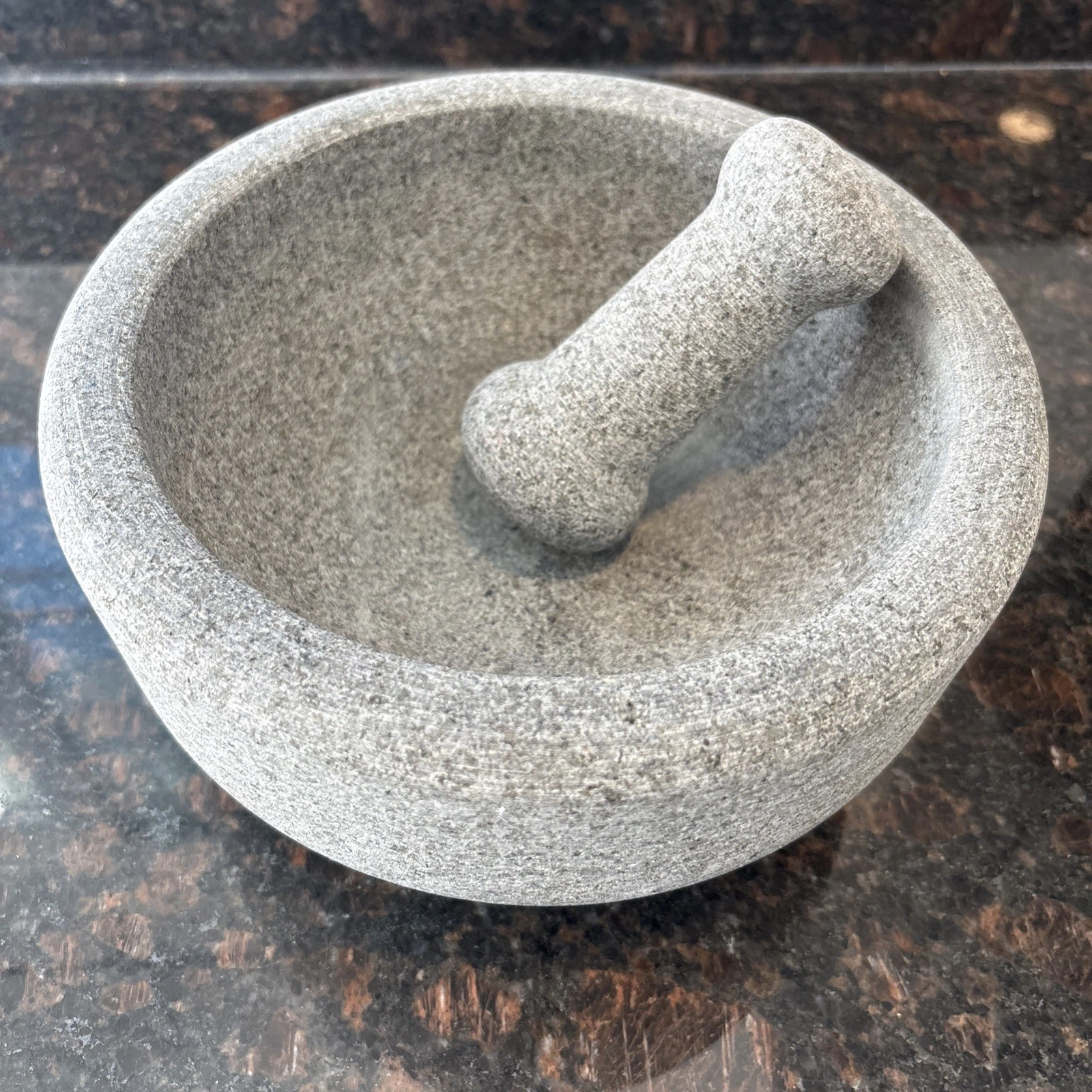 Vintage Massive Extra Large Granite Mortar and Pestle 8.5” HEAVY 12 New
Opens in a new window or tab