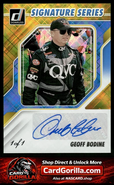 2026 Donruss #SS-GBD Geoff Bodine Signature Series Diamond Platinum #1/1