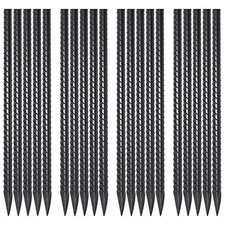 24'' Straight Garden Plant Stakes 20 pcs Metal Spikes for Concrete Forming NEW