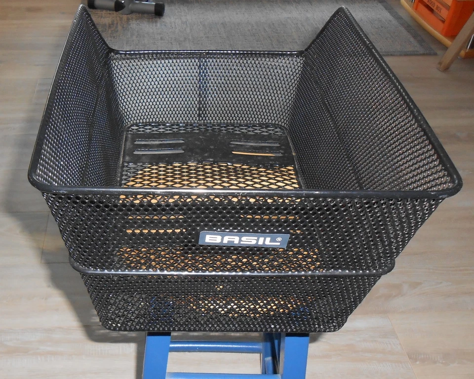 Fahradkorb BASIL,schwarz, Metall - Bild 1 von 4