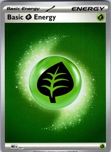 Basic Grass Energy - 001 - 1 Mega Evolution Energies - Holo - NM/M