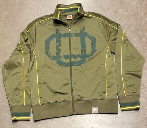 Oregon Ducks Team Issued Salute Our State Track Jacket RARE