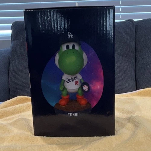 Yoshi Dodgers Stadium Give Away SGA 2026 Super Mario Galaxy Movie Bobblehead New