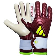 Adidas Copa GL League Goalkeeper Gloves Soccer Maroon Yellow Men's 8