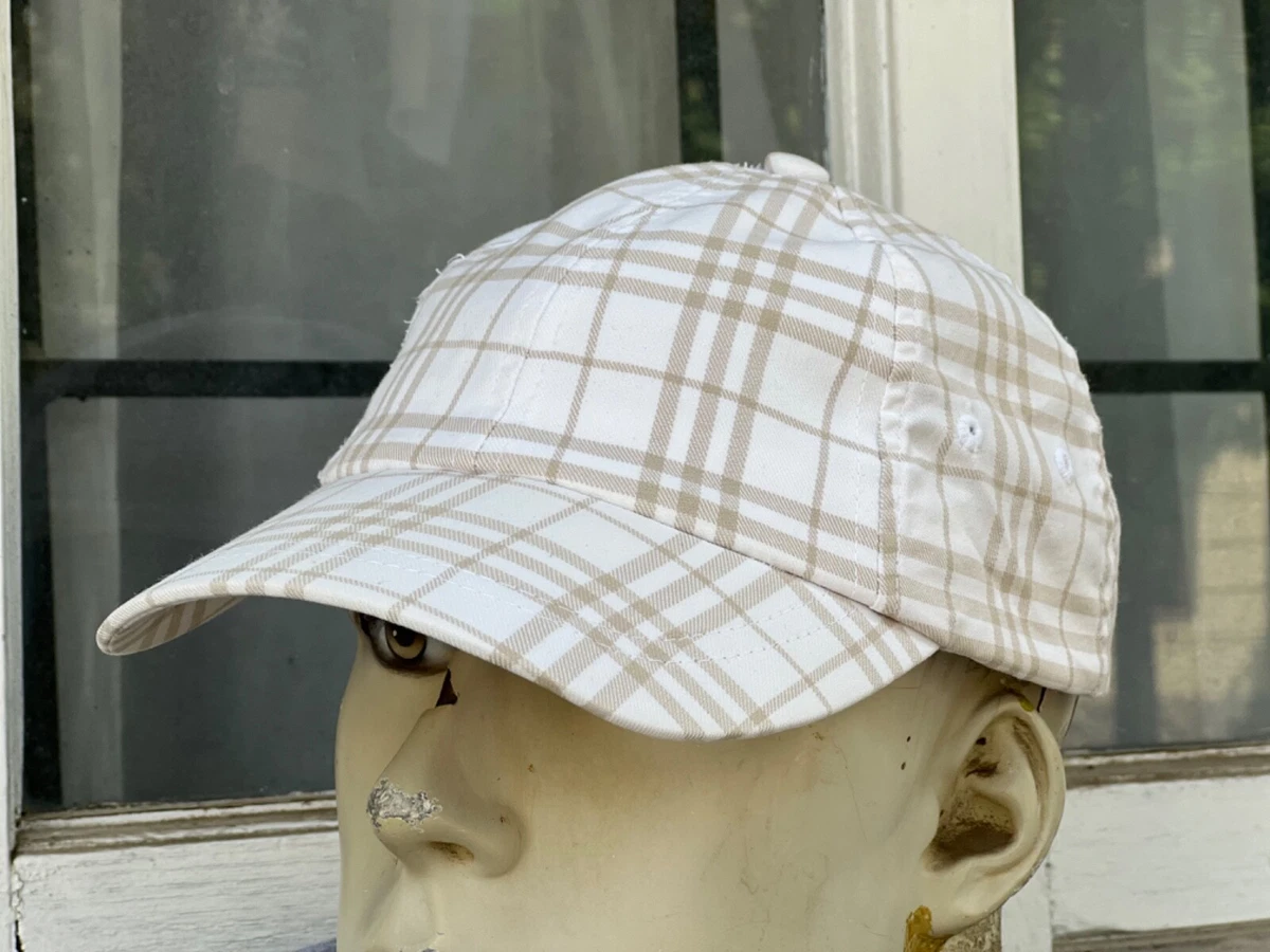 Burberry Golf baseball cap vintage men check monogram | eBay