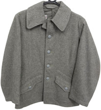 Wool Jacket Vintage Size 36" Chest Swedish Paratrooper Military Army Tunic Grey