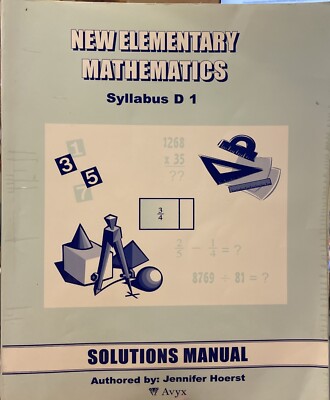 NEW ELEMENTARY MATHEMATICS SYLLABUS D1 SOLUTIONS MANUAL AND TEACHER S GUIDE