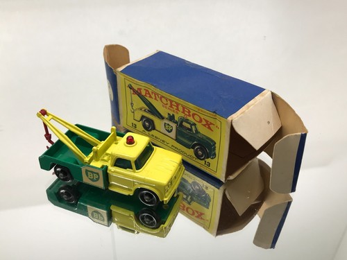 MATCHBOX LESNEY 13 DODGE BP WRECKER - BPW -YELLOW 3inch- GOOD IN E2 BOX - 499 - Picture 8 of 8