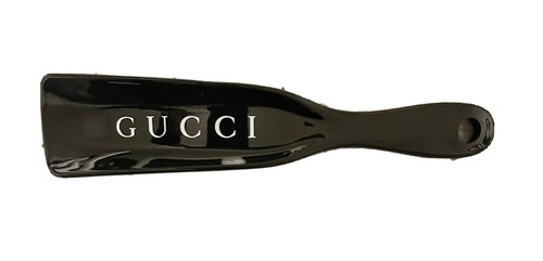 GUCCI Schuhlöffel 7" Designer Logo - schwarz schwerer Kunststoff NEU in Verpackung - Bild 1 von 4