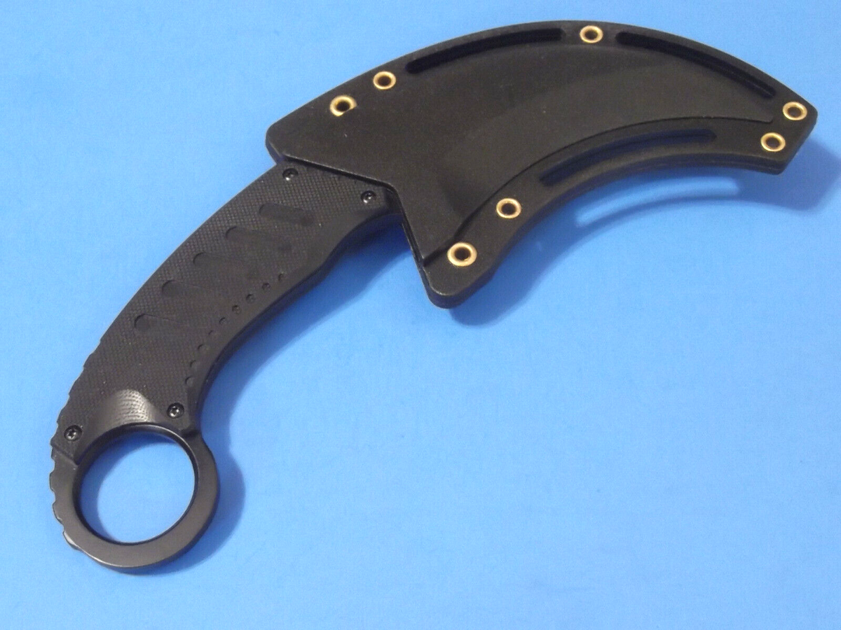 Mtech Karambit Tactical Neck Knife G10 Handle With Plastic Sheath Mtech Karambit Tactical Neck Knife G10 Handle With Plastic Sheath
