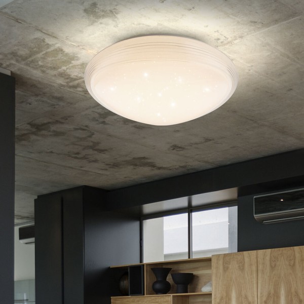 Deckenleuchte Sternenhimmel Dimmbar Led Schlafzimmerleuchte Fernbedienung D 70Cm-image
