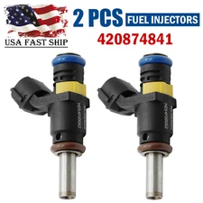 2 PCS Fuel Injectors #420874841 For Can-Am Defender HD8 HD10 Outlander 450 850