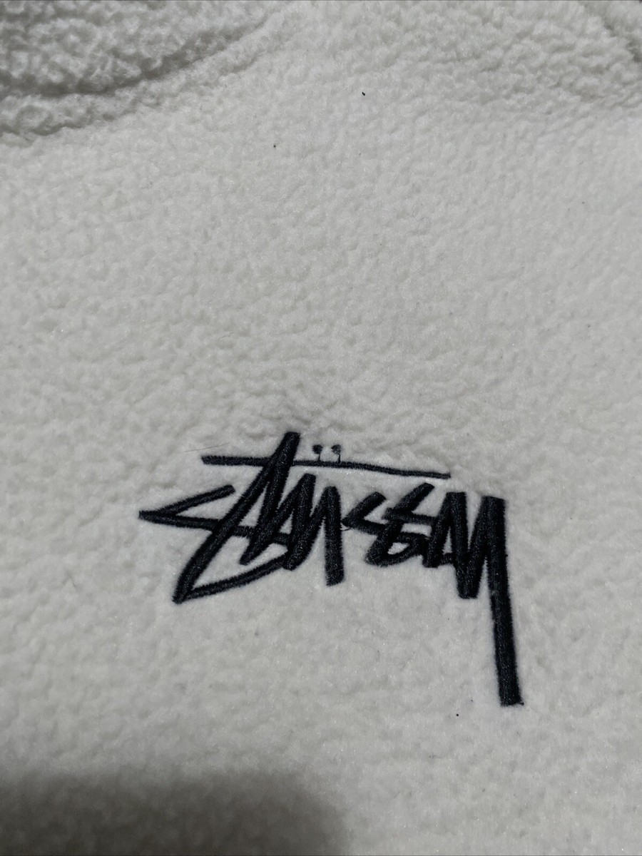 Stussy Bronson Sherpa Fleece Pullover Hoodie Size Large | eBay