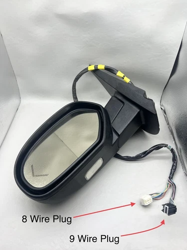 09-14 Yukon XL Tahoe Driver Side Left LH Power Door Mirror Turn Signal White OEM