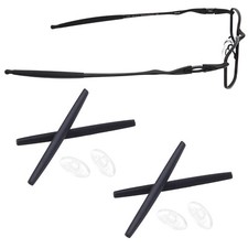 Replacement Rubber Kit Ear Socks Nose Pads for Oakley Outer Foil OX3246 Frame