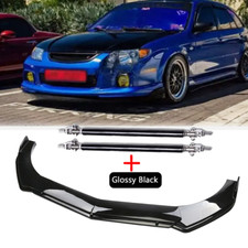 Front Bumper Lip Splitter Spoiler For Mazda Protege Glossy Black Body Kit Front Bumper Lip Splitter Spoiler For Mazda Protege Glossy Black Body Kit