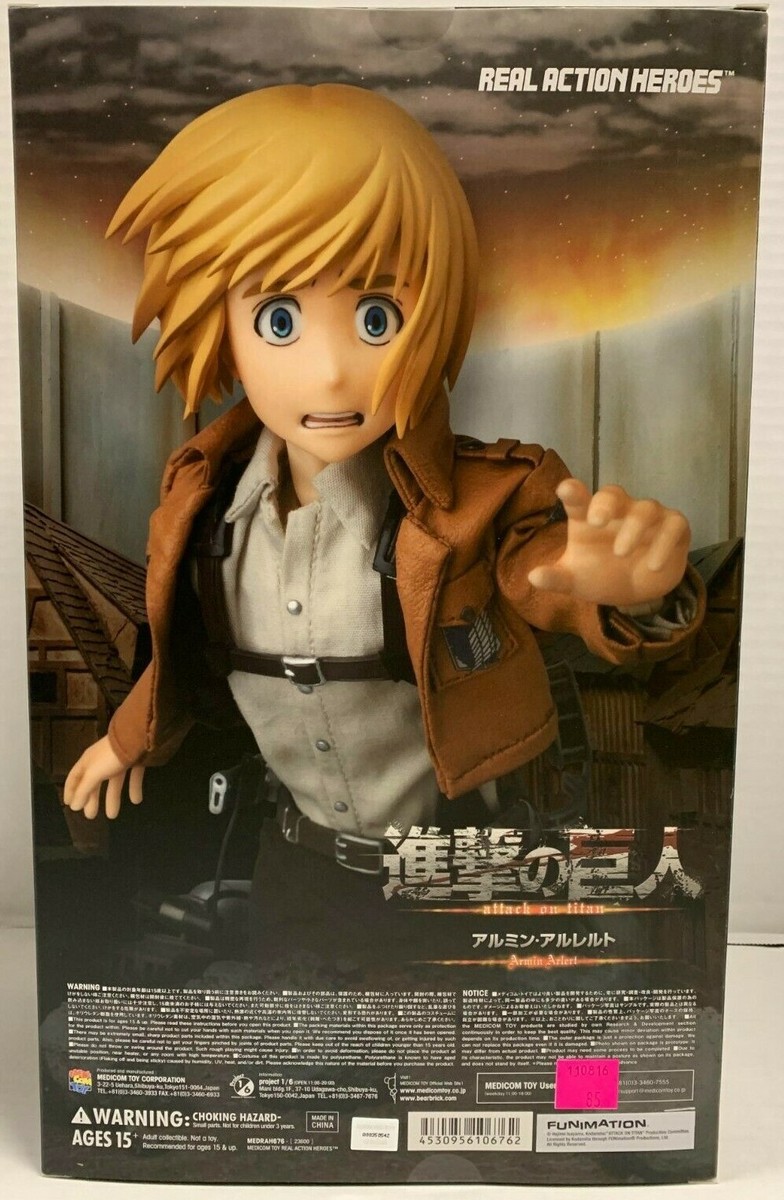 MEDICOM REAL ACTION HEROES ATTACK ON TITAN ARMIN ARLERT 1/6 SCALE