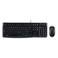 Logitech MK120 Usb Desktop-Set Schwarz, Tastatur Maus Set, Qwertz