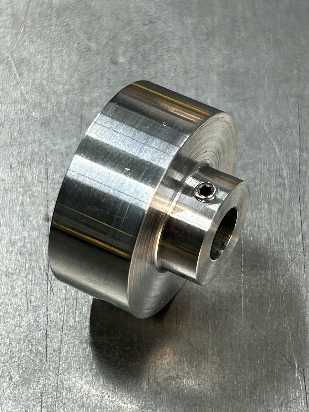 QTY 1 AMAT 1.247” DIA. STAINLESS STEEL GEAR BLANK 5/16” BORE .504” FACE
