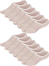 Geyoga 6 Pairs Flip Flop Socks Low Cut Split Toe Cotton Tabi Socks for Women No