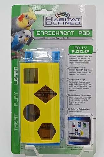 Habitat Defined Bird Cage Toy Enrichment Pod Super Pet Treat Play Learn NEW - Picture 2 of 11