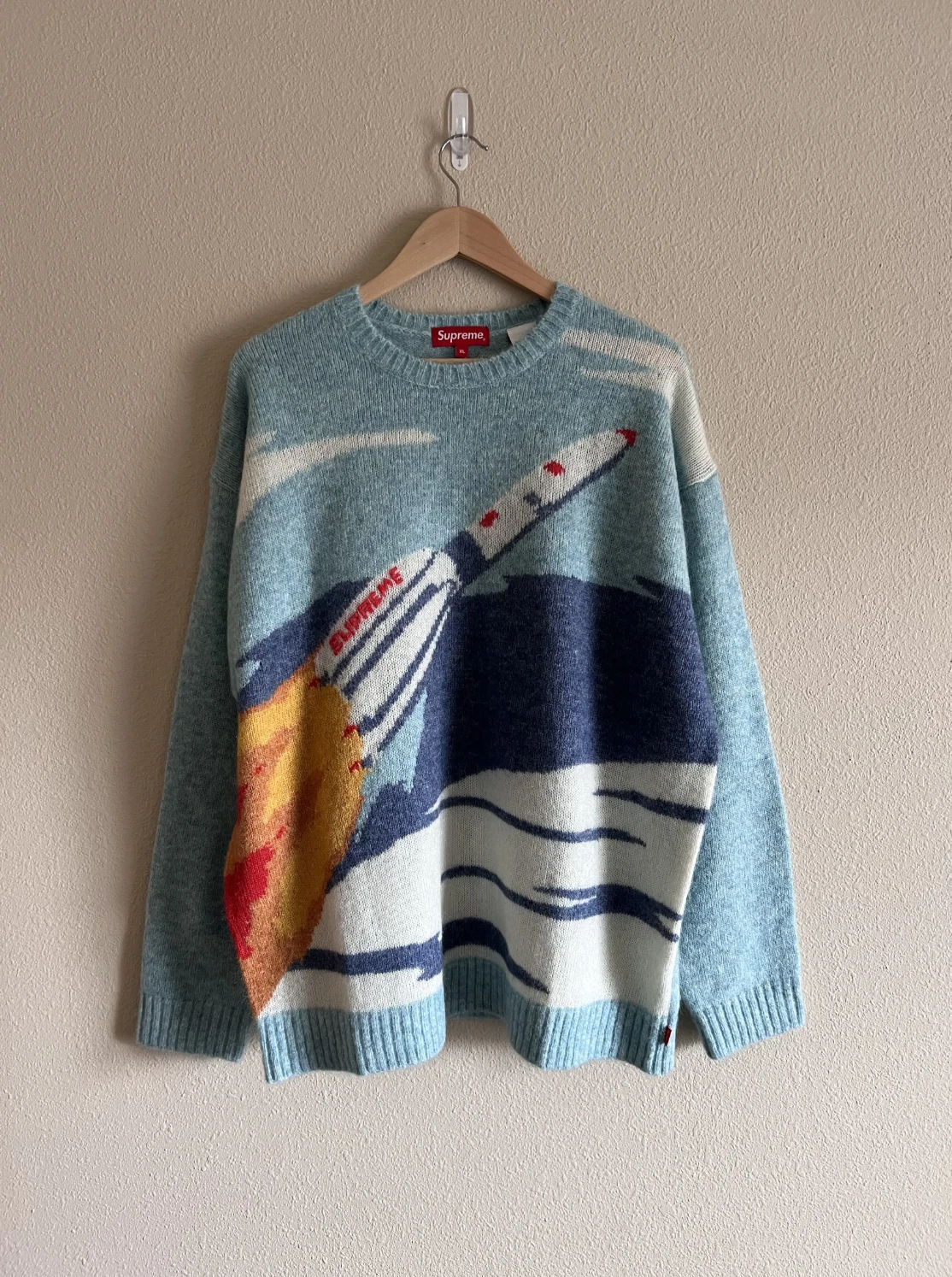 Pull Supreme Rocket   Taille XL   Bleu   NEUF