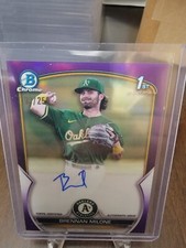 2023 Bowman Chrome 1st Brennan Milone Auto Purple/250