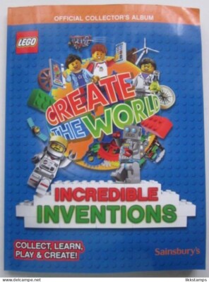 SAINSBURY'S ~ LEGO ~ 2018 ~ UNGLAUBLICHE ERFINDUNGEN ~ AUS 25p ~ DROPDOWN-MENÜ.