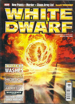 White Dwarf 342 Juni 2008 Games Workshop Warhammer Magazin WD342 Eye of Sauron