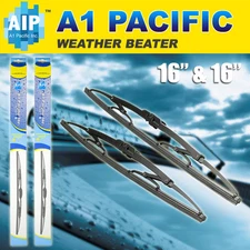Metal Frame Windshield Wiper Blades J-HOOK OEM QUALITY  16" & 16" INCH