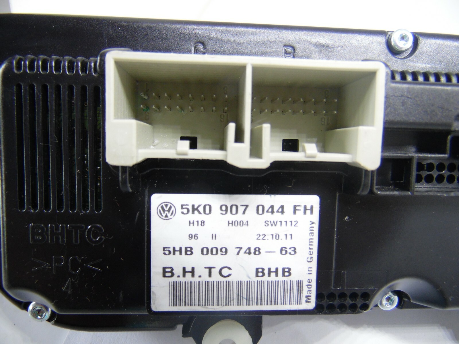 VW Jetta Wagon Golf Climate Control Switch HVAC MK6 0914 OEM 5K0 907