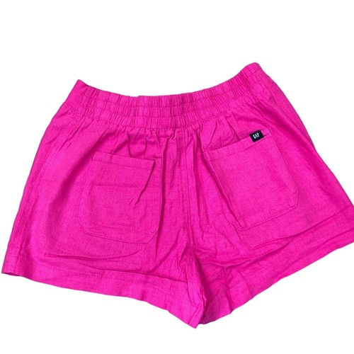 Gap Damas Lino Pull On Cintura Elástica Corta XSM NUEVO CON ETIQUETAS - Imagen 4 de 6