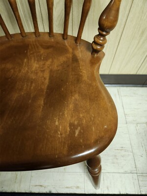 Ethan Allen Comb Back Chair Heirloom Nutmeg Maple 10 6040 for sale