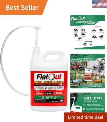 Flat Out Off Road Tire Sealant, with Valve Core Tool, Prevents Flat Tires, Fi...