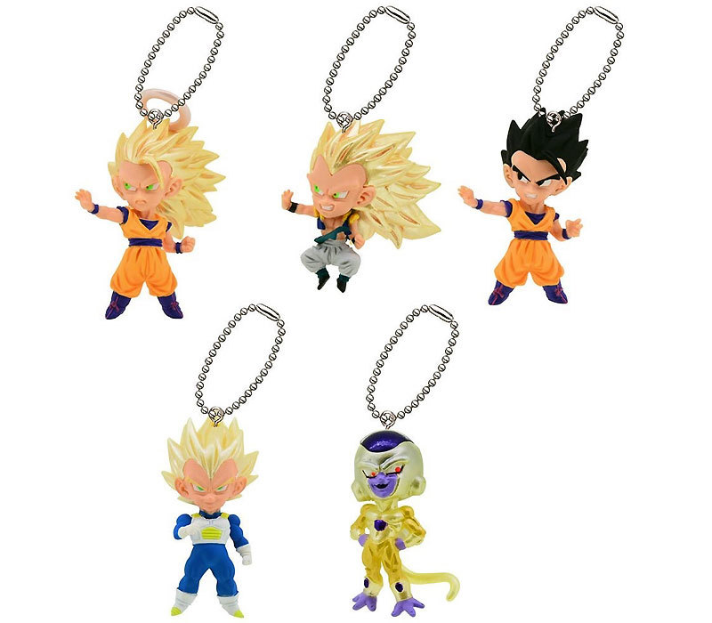 Dragon Ball UDM The Best 12 Keychain Swing Goku Gotenks Gohan