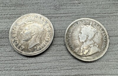 Canadian Silver Dime Set 1920 & 1938 - Canada 10 Cents!! | eBay