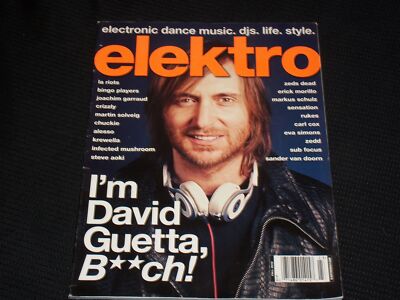 2012 FALL ELEKTRO MAGAZINE - DAVID GUETTA FRONT COVER - L 7050