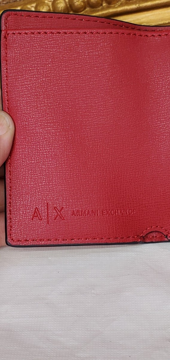 Armani Exchange Red Wallet | eBay