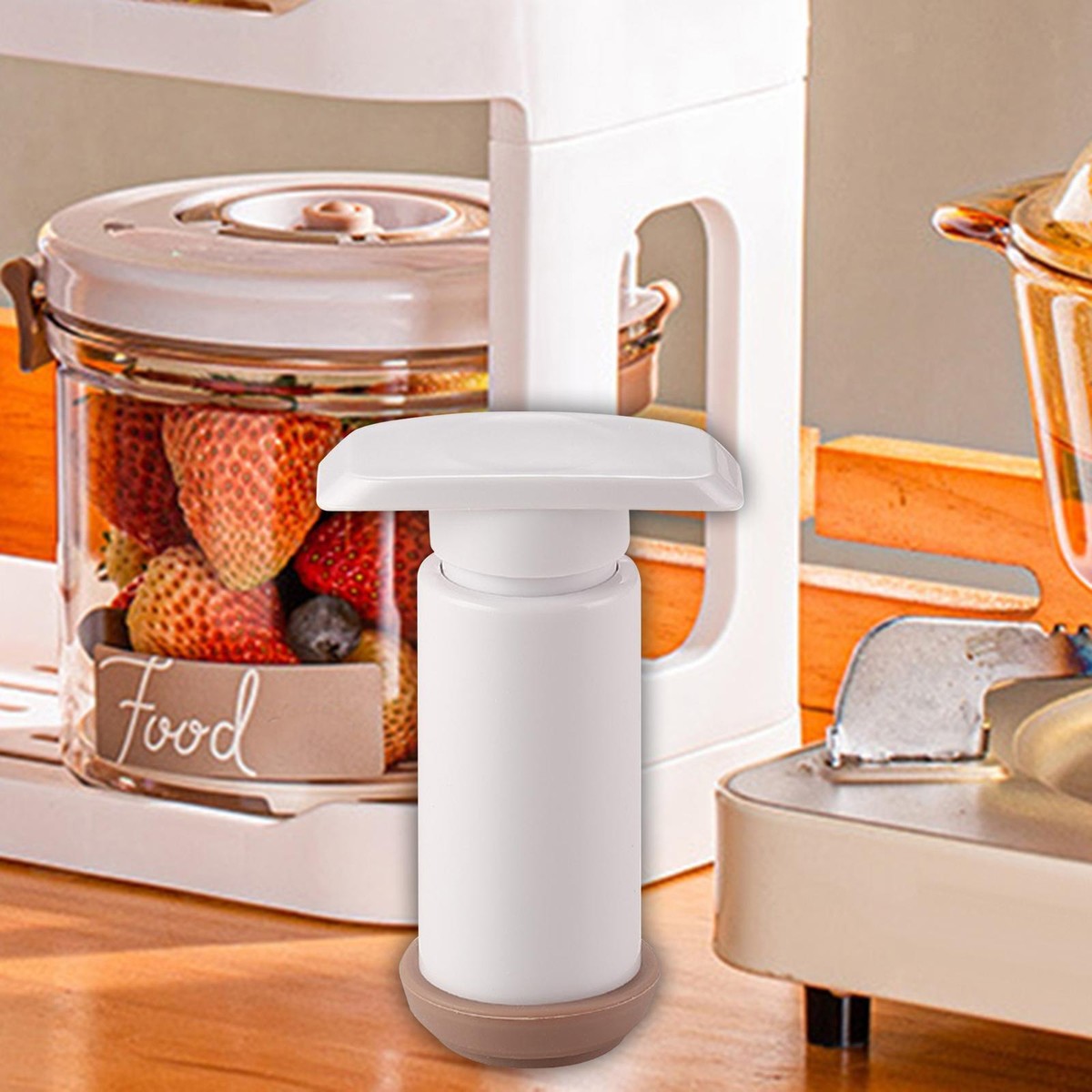 Vacuum Storage Bag Pump Portable Mini Vacuum Sealer for Travel