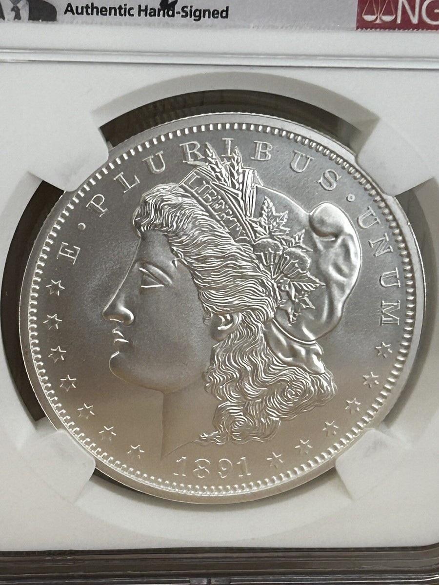 2023 “1891 CC” 1 Oz MORGAN SILVER $1 FIJI EARLY RELEASE NGC MS70