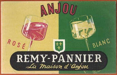 Advertising Blotter--Les vins d'anjou--Rosé & blanc--Rémy.Bannier