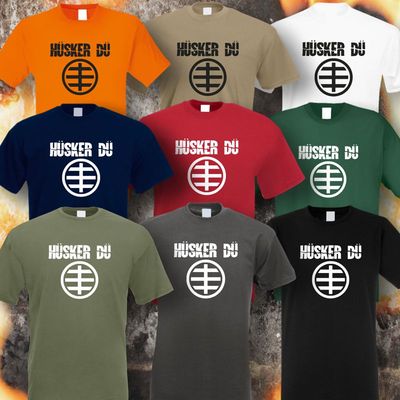 HÜSKER DÜ T-SHIRT  (9 Farben,S-5XL)