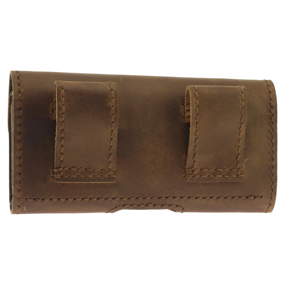 PREMIUM HAND SEWN OF COWHIDE WAIST POUCH CASE COVER FOR SAMSUNG GALAXY Z FOLD - Image 3 of 4