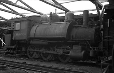 Cumberland Railway & Coal Co (CR&C) Engine 10 at Springhill, NS - 8x10 Photo