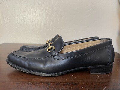 MORESCHI Black Loafers Slip-On Classic Shoes Size 11