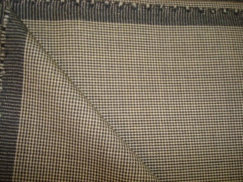 2.83 yds English WOOL FABRIC Luxury Suiting 10 oz Camel Nailhead 102" BTP - Picture 3 of 5