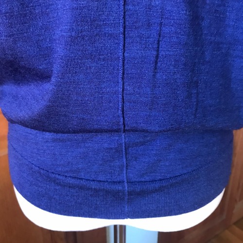 Karen Millen Blue High Neck Sweater Top XS - Picture 8 of 11