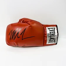 Mike Tyson Signed Autographed Red Boxing Glove JSA & Mike Tyson Holo Authen L