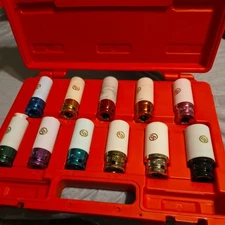 Chicago Pneumatic SS4211WP 11pc 1/2" Drive Metric Impact Socket Set open box