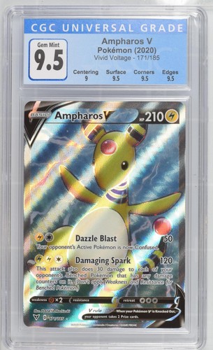Ampharos V graded CGC 9.5 for sale on eBay